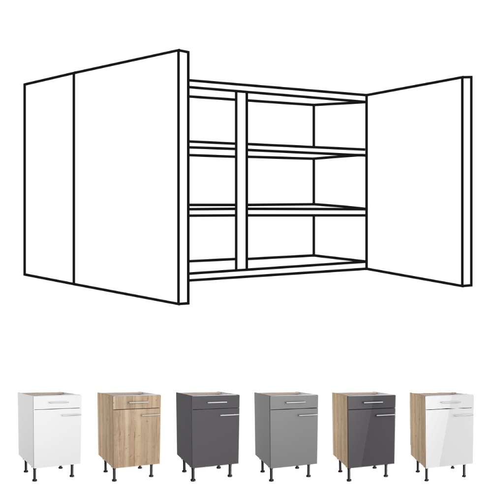 OPTIkomfort  - Oberschrank - Breite 100cm - OM106-8|OM106-8P