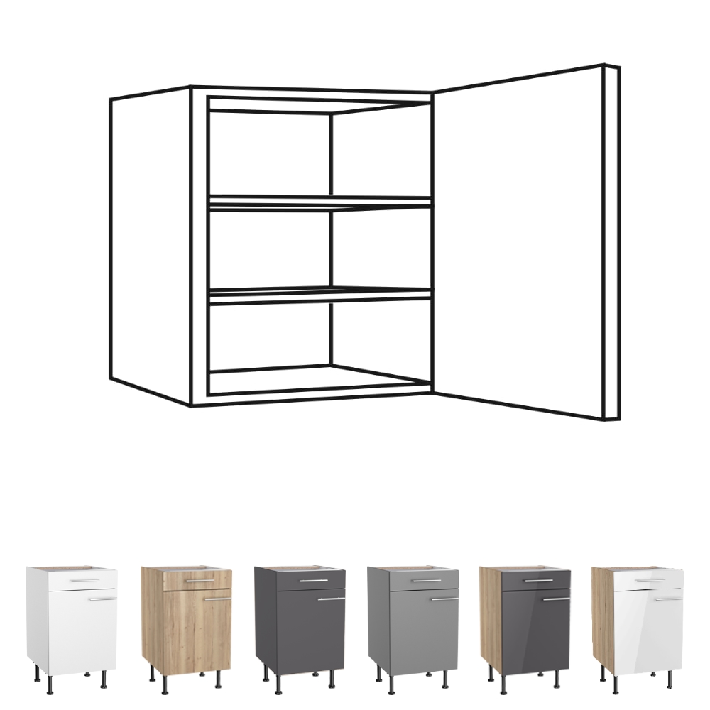 OPTIkomfort  - Oberschrank - Breiten 30/40/45/50/60cm - OM306-8|OM406-8|OM456-8|OM506-8|OM606-8