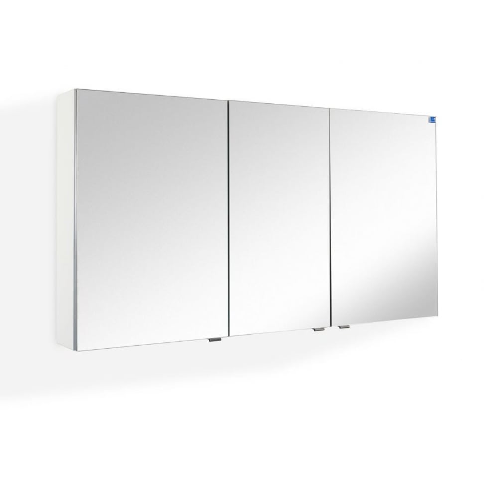 MARLIN BAD - Spiegelschrank  - Serie 3980 - 3 beidseitig verspiegelte Türen - Breite 130cm - SOX13D