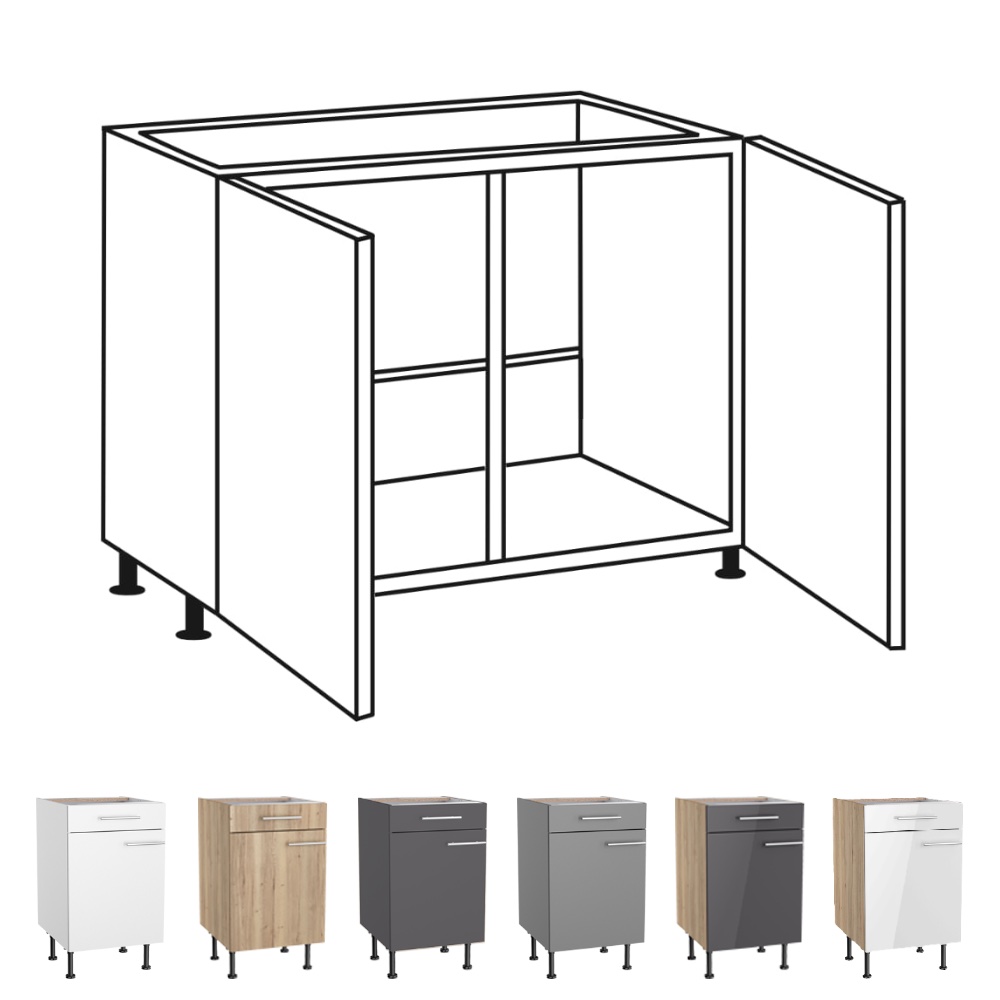OPTIkomfort  - Spülenunterschrank - Breite 100cm - SPL106-8