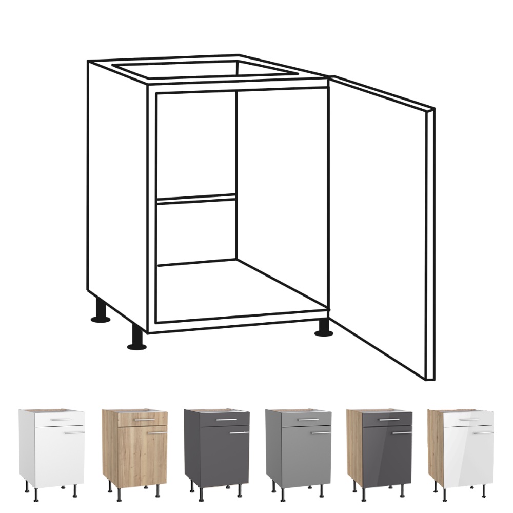 OPTIkomfort  - Spülenunterschrank - Breiten 45 cm | 50 cm | 60cm - SPL456-8 | SPL506-8 | SPL606-8