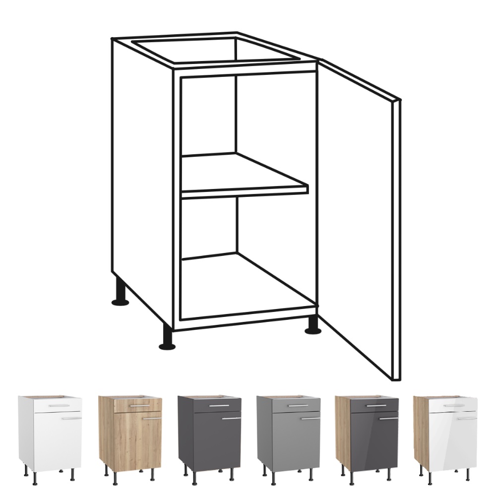 OPTIkomfort  - Unterschrank ohne Arbeitsplatte - Breite 45cm - UL456-8