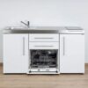 Stengel Steel Concept - Miniküche Premiumline MPGS 160 - mit Kühlschrank, Schubladen und Geschirrspüler