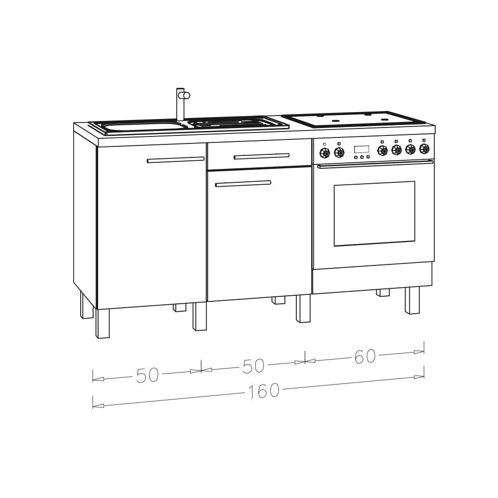 OPTIkomfort  Modular - Module Kochen mit Elektrogerät - KOSP16E-5E