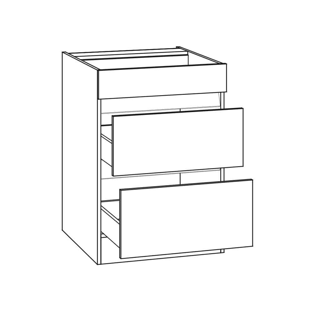 OPTIklar  - Unterschrank ohne Arbeitsplatte – für Glaskeramikkochfeld - Breiten 60cm – UCO636-0