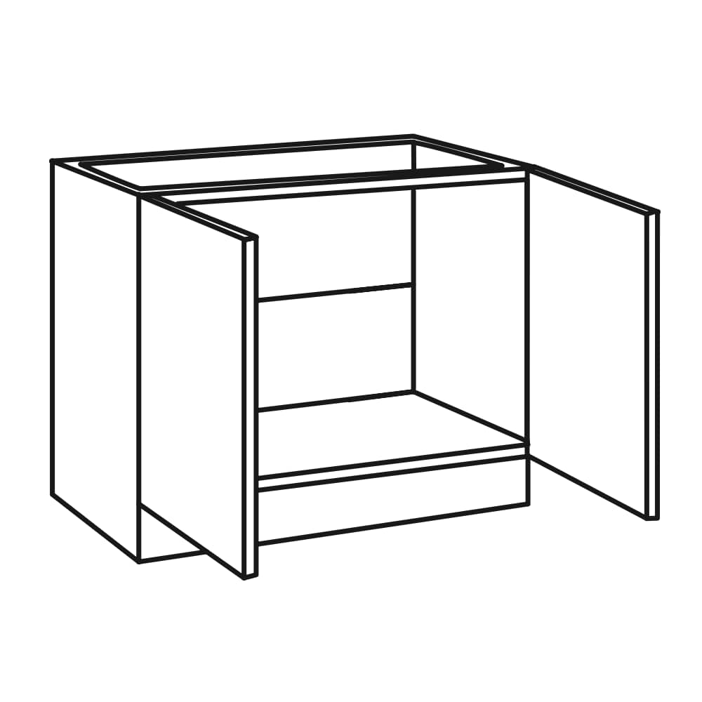 OPTImulti - Spülenunterschrank ohne Arbeitsplatte - Breite 100cm - SPLO105-1